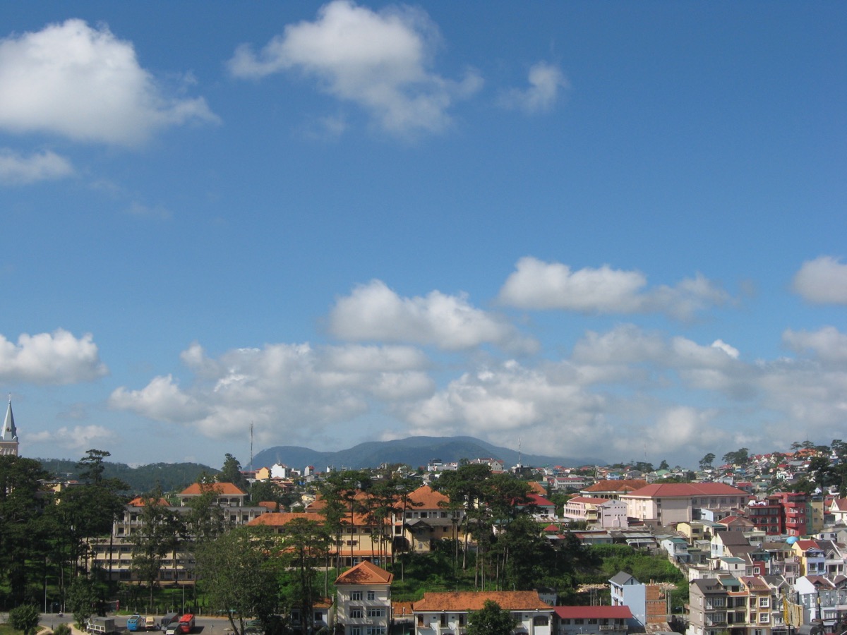 A Dalat view from Ngoc Lan, 2011